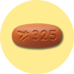 Myrbetriq pill with “325” label